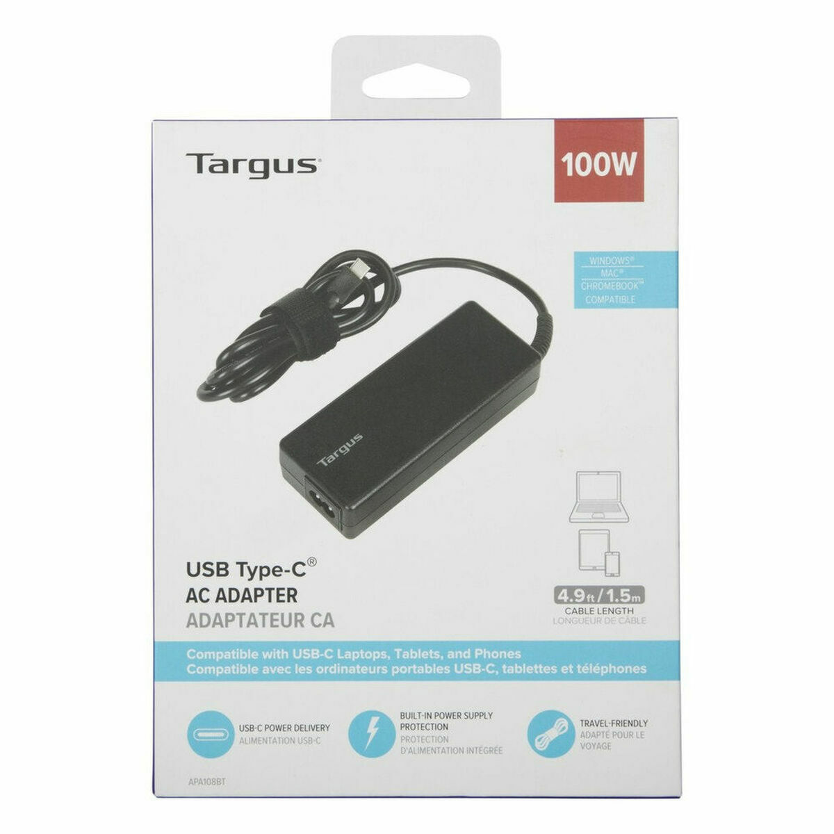 Laptopladdare Targus APA108EU 100 W 100W